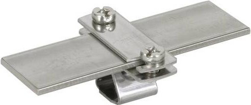 DEHN Leitungshalter FBH ZS 30 M8 aus Edelstahl in Silber - Bild 1