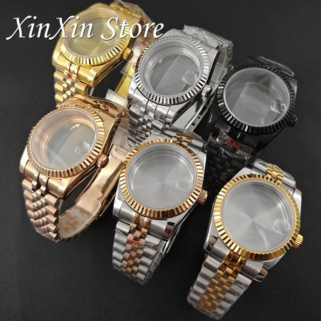 XINGHAN Armbanduhr Edelstahl, Silber, Kristall, Klassisch - Bild 1