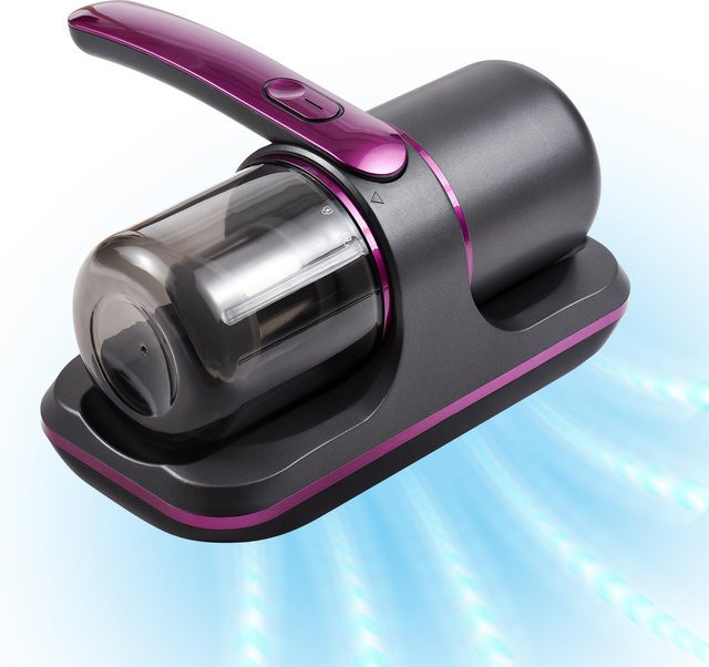 Igeteck Kabelloser Matratzen-Staubsauger mit UV-Funktion und 8000 Pa Saugkraft, 100 W, Violett - Bild 1