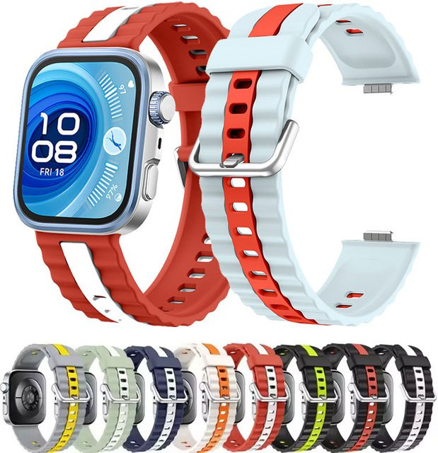 OAKCHARM Uhrenarmband Silikon, Huawei Uhr Fit 4/3/Fit4 Pro, Unisex - Bild 1
