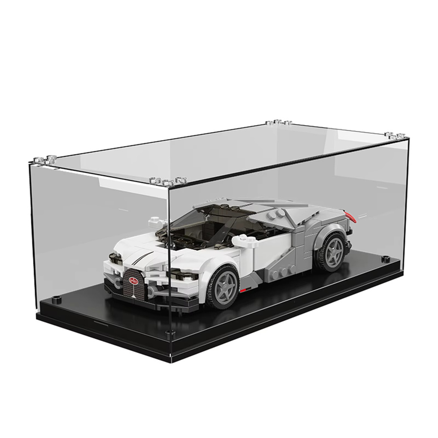 MOULDKING PB Super Drift Racing Bausteine Set Weiß MOC Modell Kit Sportwagen und Geländewagen aus Kunststoff - Bild 2