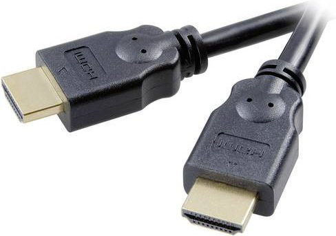 SpeaKa Professional HDMI Anschlusskabel 4K UHD mit Audio Return Channel, Schwarz, Länge: 1,50 m - Bild 1