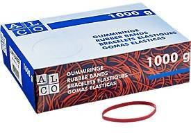 Alco Gummibänder rot B: 5 mm, L: 100 mm - Bild 1