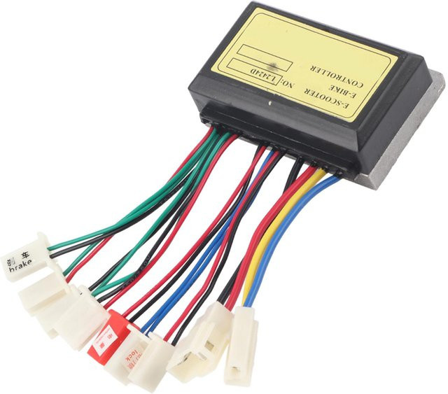 Business2ZY Elektrischer Controller 24V 250W aus Aluminiumlegierung mit mechanischem Bremshebel für E-Bike und Roller, Beige - Bild 1