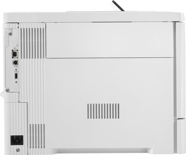 HP LaserJet Enterprise M554dn Laserdrucker in Weiß mit Duplex-Funktion, A4/Legal, 1200 x 1200 dpi und bis zu 33 Seiten/Min. (Einfarbig/Farbe) mit USB 2.0 und Gigabit LAN - Bild 1