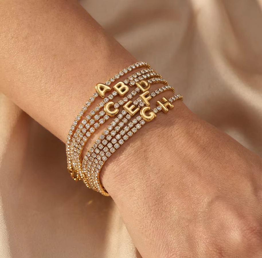 doyours Armband, Edelstahl, Gold, Zirkonia, Damen - Bild 2