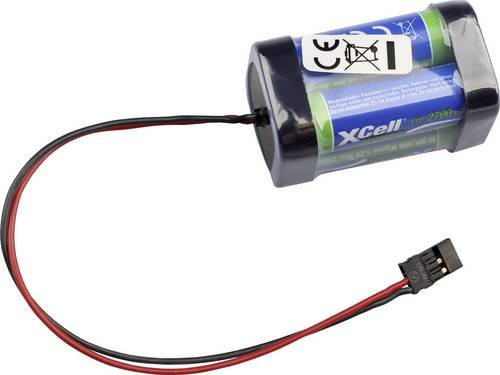 XCell Akkupack 4x Mignon AA NiMH 4.8V 2700mAh in Blau - Bild 1
