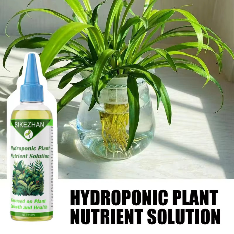 SIKEZHAN Hydroponische Pflanzennährlösung für Zimmerpflanzen, Flüssigdünger und Pflanzennahrung, 110 ml - Bild 3
