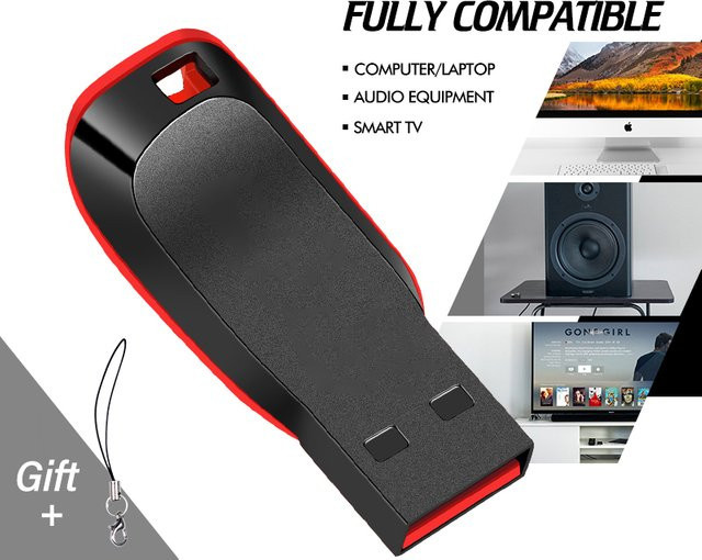 JASTER USB-Flash-Speicherstick USB 2.0 in Schwarz - Bild 1