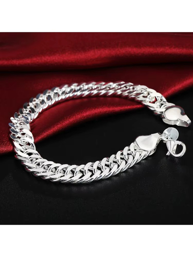 Armband 925 Silber, 10mm, Unisex, klassisch - Bild 4