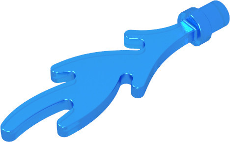 Gobricks 6126b Welle Ziegel Flamme Abgerundete Teile, 10-teiliges Set - Bild 1