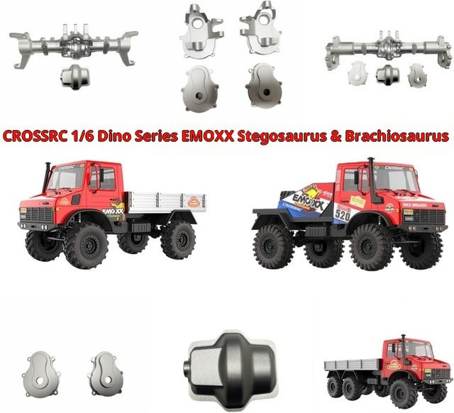 Crossrc Big Dinosaur Series, Metall Upgrade Zubehör, 1:6, Grau - Bild 1