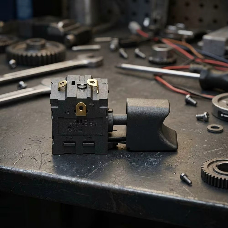 VIBRATITE Geschwindigkeitsregelungs-Schalter für elektrische Gebläse mit Lithium-Batterie, Auslöseschalter für Elektrowerkzeuge, Schwarz - Bild 4