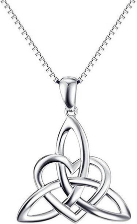 YIRAN Halskette, 925 Silber, Vintage, Unisex, Weiß