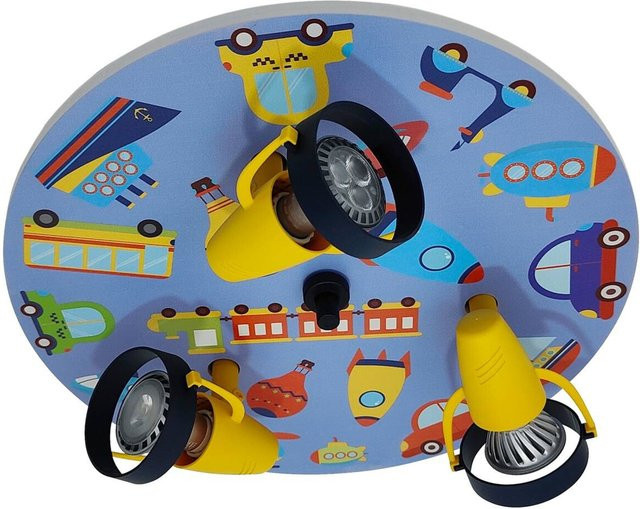 Niermann Strahler 618 Deckenstrahler mit 3 Brennstellen, GU10, Multicolor, B/T/H: 15 x 35 cm - Bild 1