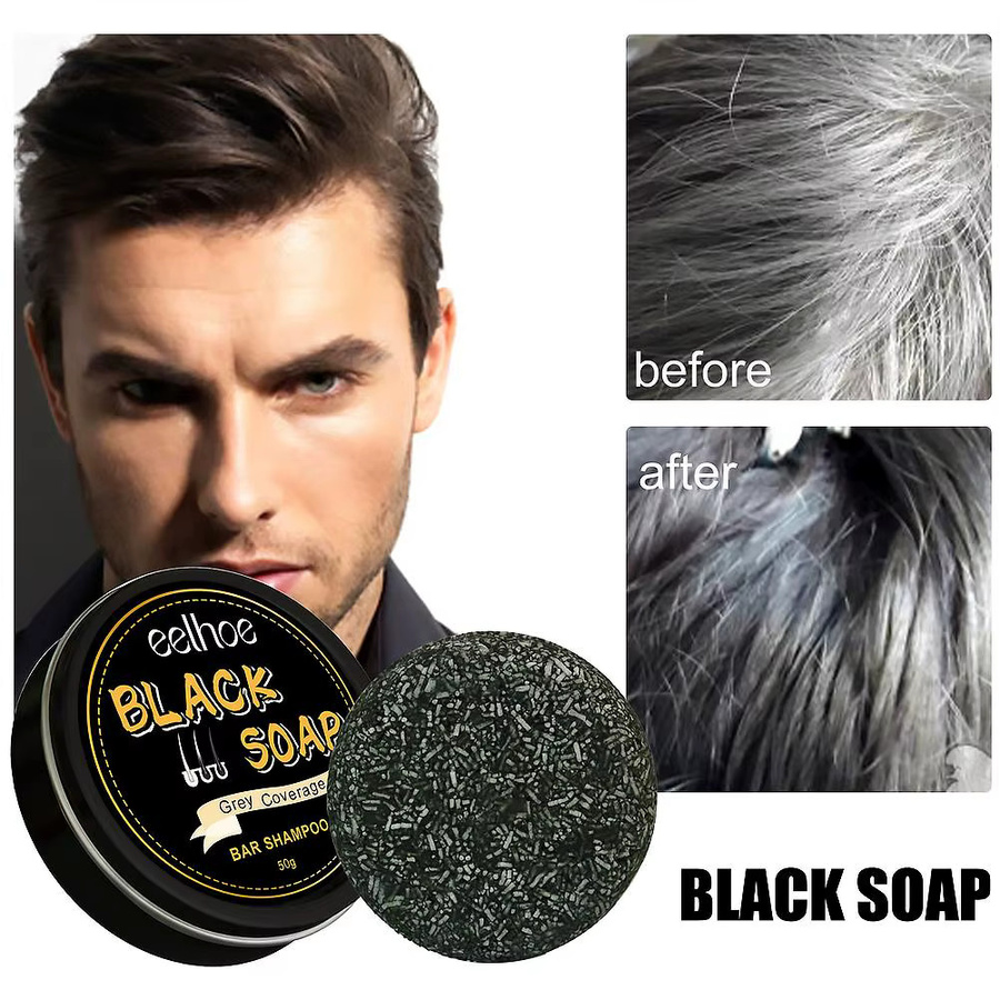eelhoe Haarverdunkelndes Shampoo-Bar, Unisex, gegen Schuppen - Bild 5