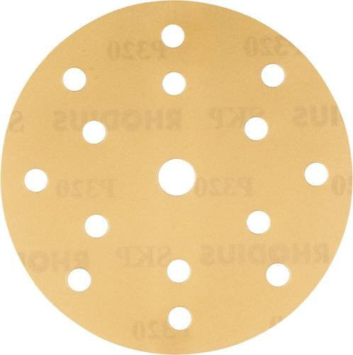 Rhodius ALPHAline Klettscheiben SKP15 V, 100 Stück, Durchmesser: 150 mm, Korn 320, Form CK 861, beige - Bild 1
