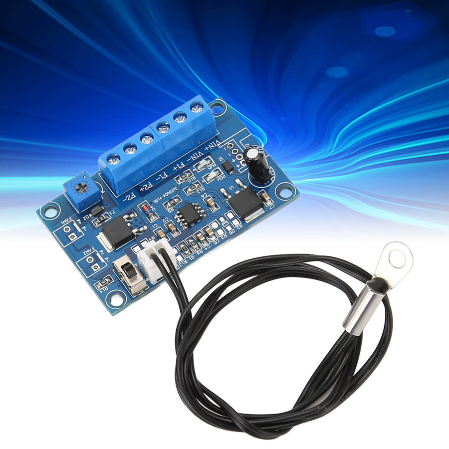 YOUTHINK PWM-Lüftergeschwindigkeitsregler für 12 V/24 V Lüfter in Blau mit 19,7 Zoll Kabel - Bild 2