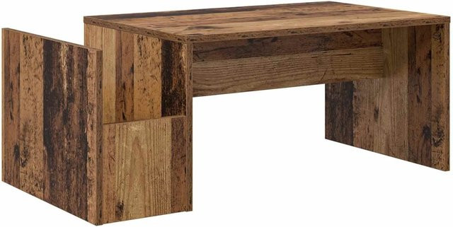 vidaXL Couchtisch aus Holzwerkstoff in Braun, modern und rechteckig, B/T/H: 90 x 45 x 35 cm - Bild 1