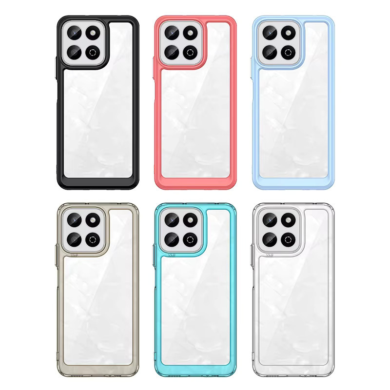 Stoßfeste Smart Case Schutzhülle für Huawei Honor 200 Smart in Transparent - Bild 2