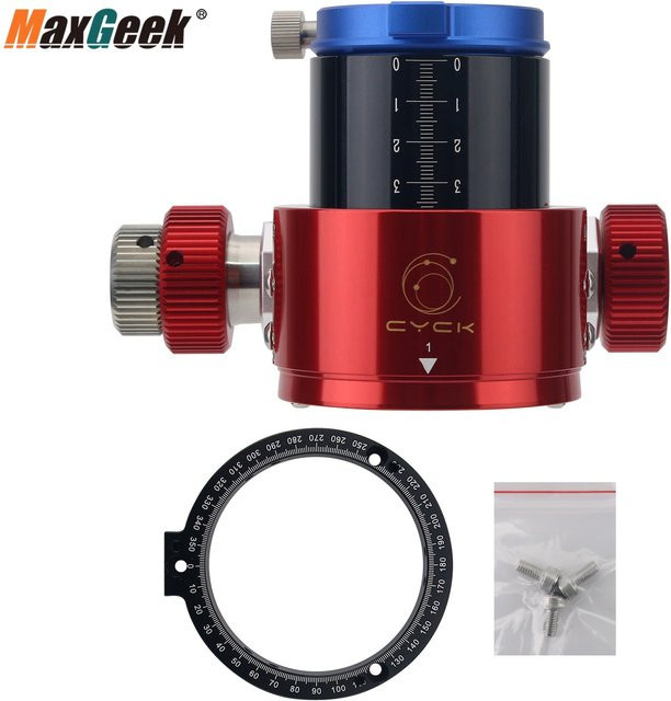 CYCK Teleskop-Fokussierer mit 16-Lagern und 55,5mm Durchmesser inklusive Konvex- und Rundadapter für Sky-Watcher 150 DOB Newton-Spiegelteleskope - Bild 1