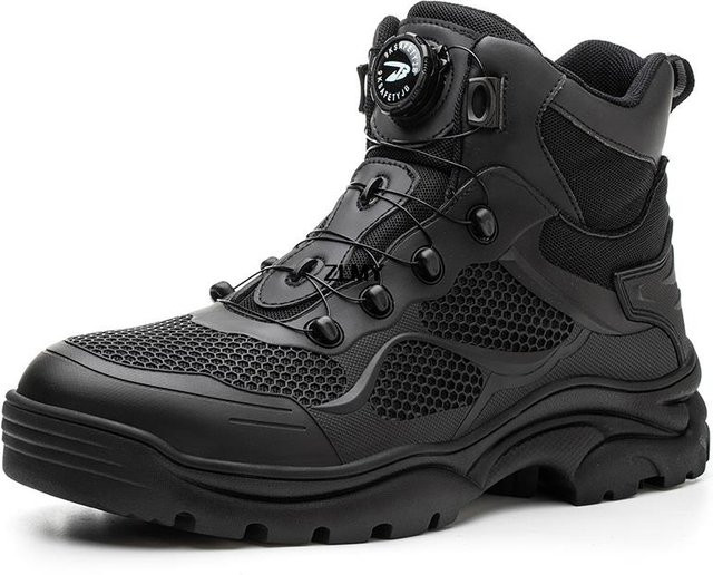 Shoekeeper Arbeitssicherheitsstiefel für Herren in Schwarz mit Stahlkappe und EN ISO 20345 Schutzfunktion, Größe 39 - Bild 1