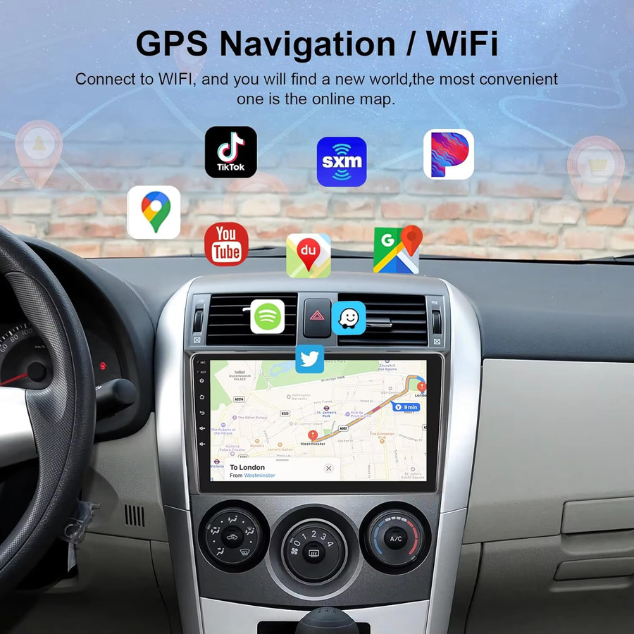 AIXNAVIS Android 16 Autoradio mit CarPlay und Navigation für KIA Ceed CEED JD 2012 bis 2018, Multimedia-Player in Schwarz mit 5G WiFi, 4G SIM und Bluetooth - Bild 3