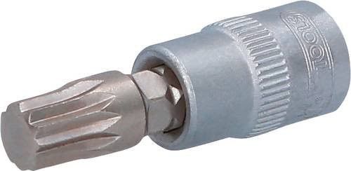 KS Tools 1/4" Bit-Stecknuss XZN M8 aus Chrom-Vanadium in Silber - Bild 1