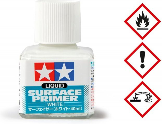 Tamiya Grundierung flüssig weiß, 40ml - Bild 1