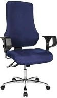 Drehstuhl Topstar Top Point Deluxe in Blau mit Stoffbezug - Bild 1