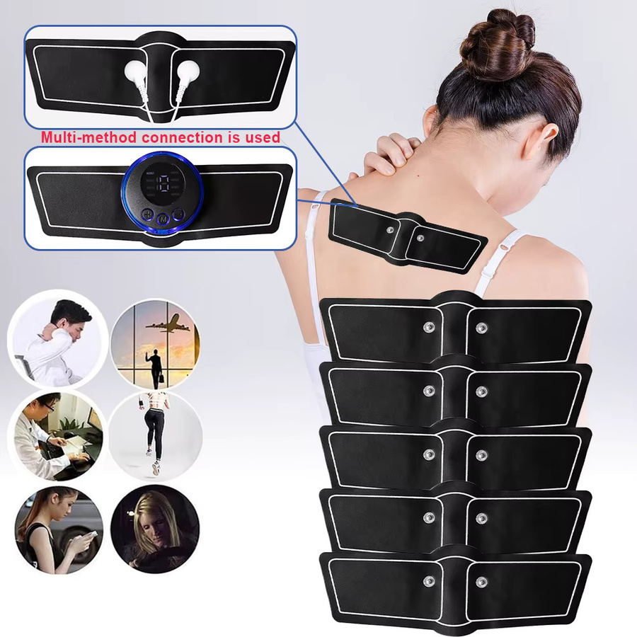 OPSLEA EMS-Muskelstimulator Fitness-Trainer mit Gel-Patches, Unisex - Bild 4