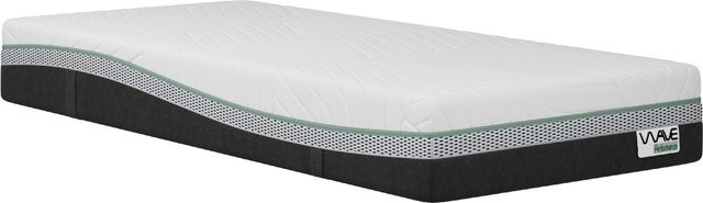Mondo WAVE FEST Hybrid Taschenfederkernmatratze mit Memory-Foam und Kaltschaum, Weiß, B/T/H: 90 x 210 x 26 cm - Bild 1