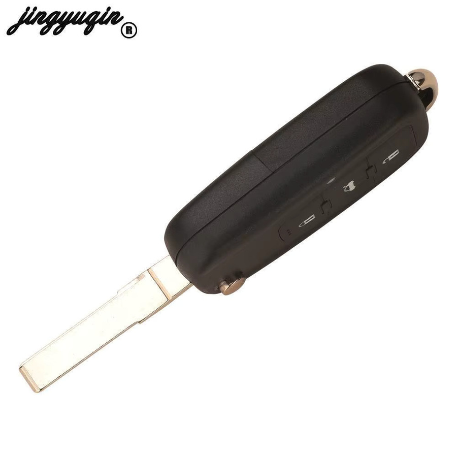 Jingyuqin 3-Tasten-Klappschlüssel Ersatzschlüsselgehäuse für MG MG5 MG7 MG GT GS 350 360 750 W5 in Schwarz - Bild 3