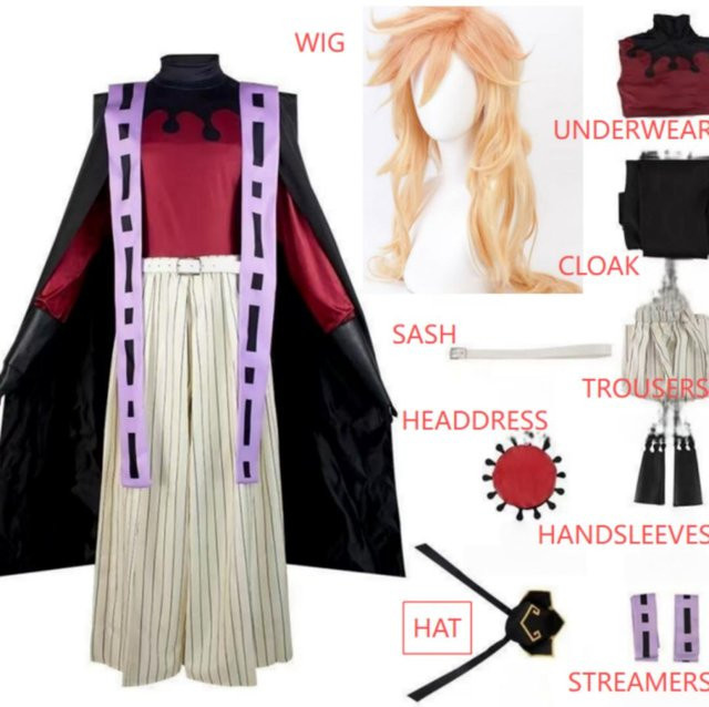 TUYUE Kimetsu no Yaiba Doma Cosplay Uniform, Rollenspiel Kostüm, Set / Bundle - Bild 1