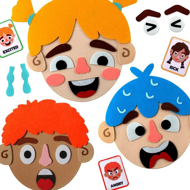 LOLOTREE Soziales emotionales Lernspielzeug, lustige Gesichter, Spiele - Bild 1