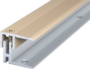 CARL PRINZ Abschlussprofil LPS 220 XXL aus Aluminium, goldfarben, B/H: 22 x 17 mm, versenkt gelocht - Bild 1