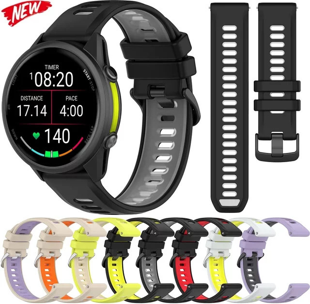Garmin Uhrenarmband Silikon, Bicolor, Unisex - Bild 1