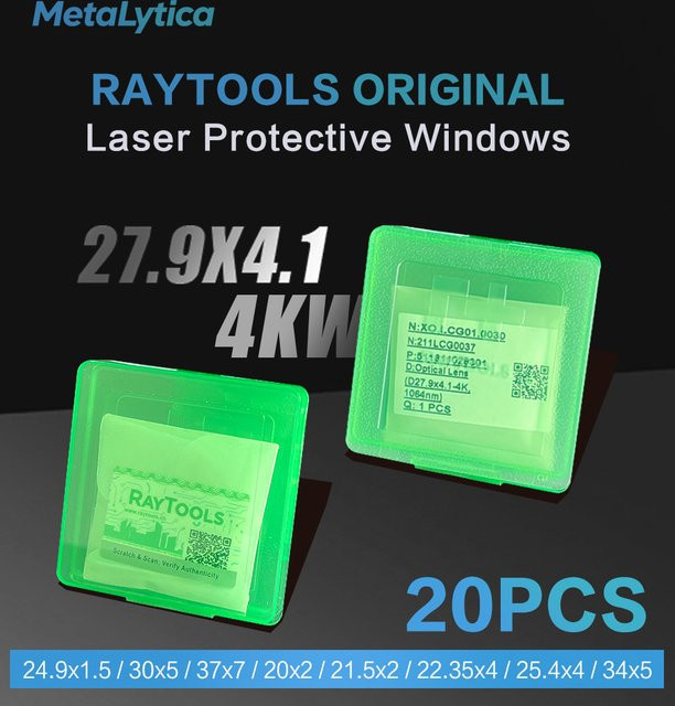 Raytools Original Laserlinse mit optischem Schutz für 211LCG0037 211LCG0020 120274100B - Bild 1