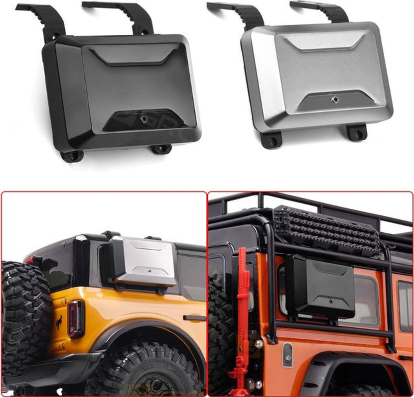 GRC RC Auto Zubehör 1/10 Scale Simulation Toolbox/Tasche aus Kunststoff in Schwarz oder Weiß G172BS/W/B - Bild 1