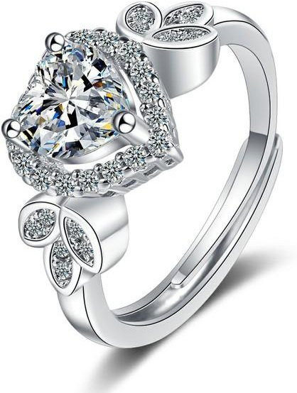 YIRAN Jewelry Ring, 925 Silber, Diamant, Damen - Bild 1