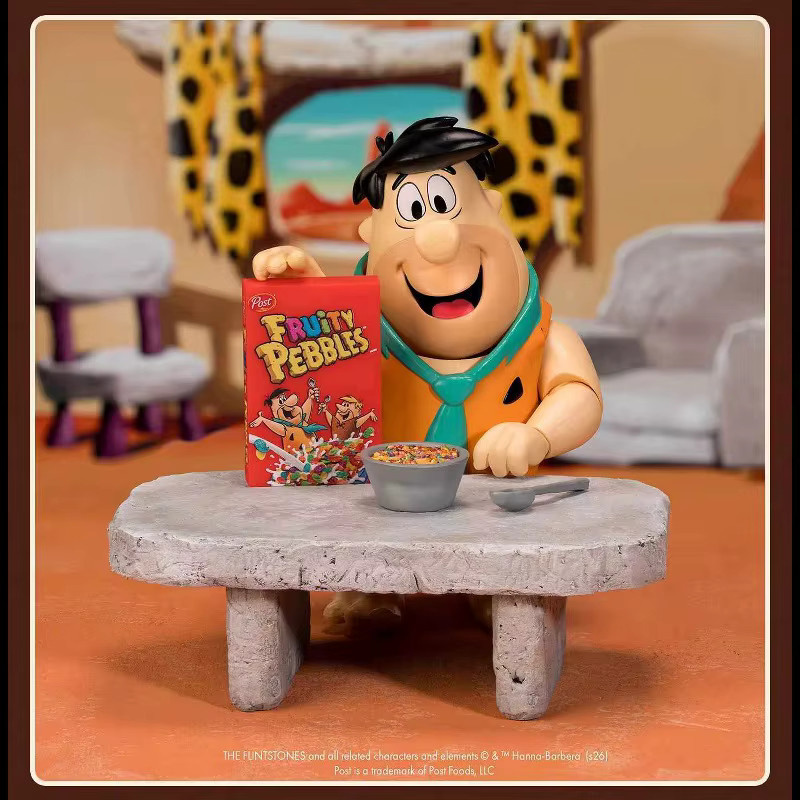 Jada Toys The Flintstones Barney Rubble Fred Flintstone, Actionfigur, 1/12 - Bild 3