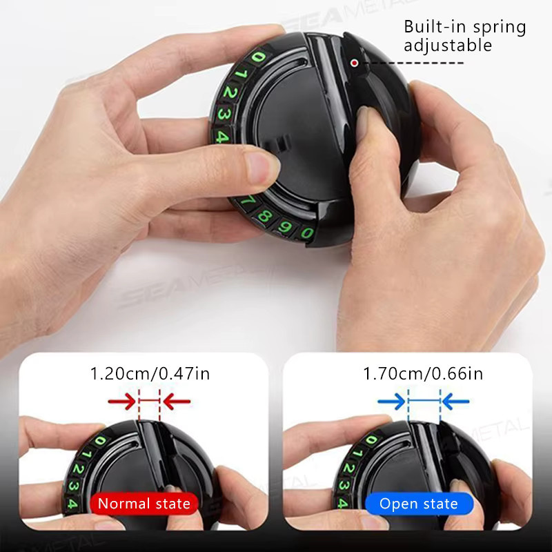 SEAMETAL Auto-Armaturenbrett-Telefonhalter mit rutschfester Matte und 360-Grad-Drehung für Navigation in Schwarz und Grau - Bild 2