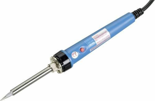Basetech ZD-70D Lötkolben 20W in Blau mit Lötspitze für 230V Netzbetrieb - Bild 1