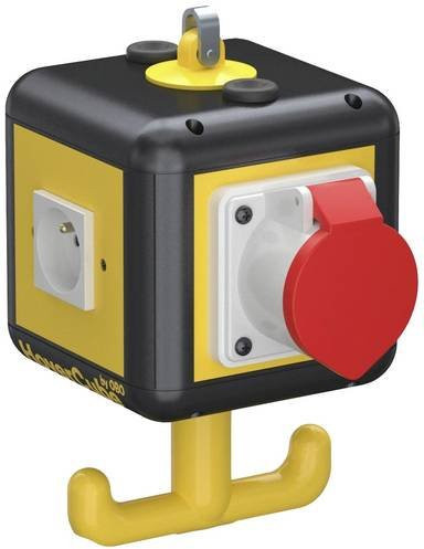 OBO Bettermann CEE Hängeverteiler VH-4 3SF1C16 6109808 415V 16A 3-Phasen Multicolor - Bild 1