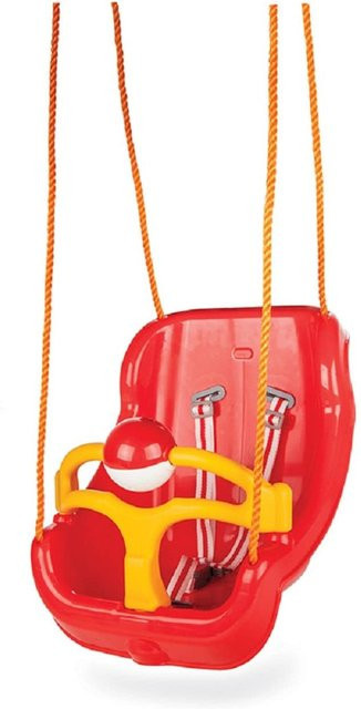 Pilsan Babyschaukel 2 in 1 Big Swing 06130, hohe Rückenlehne, abnehmbarer Bügel, rot - Bild 1