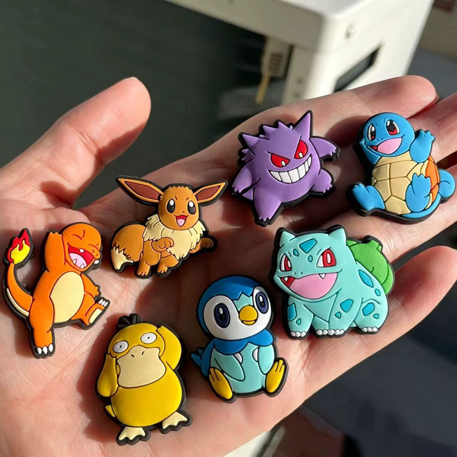Potdemiel Schuhanhänger Pokémon, Squirtle und Pikachu, PVC - Bild 2