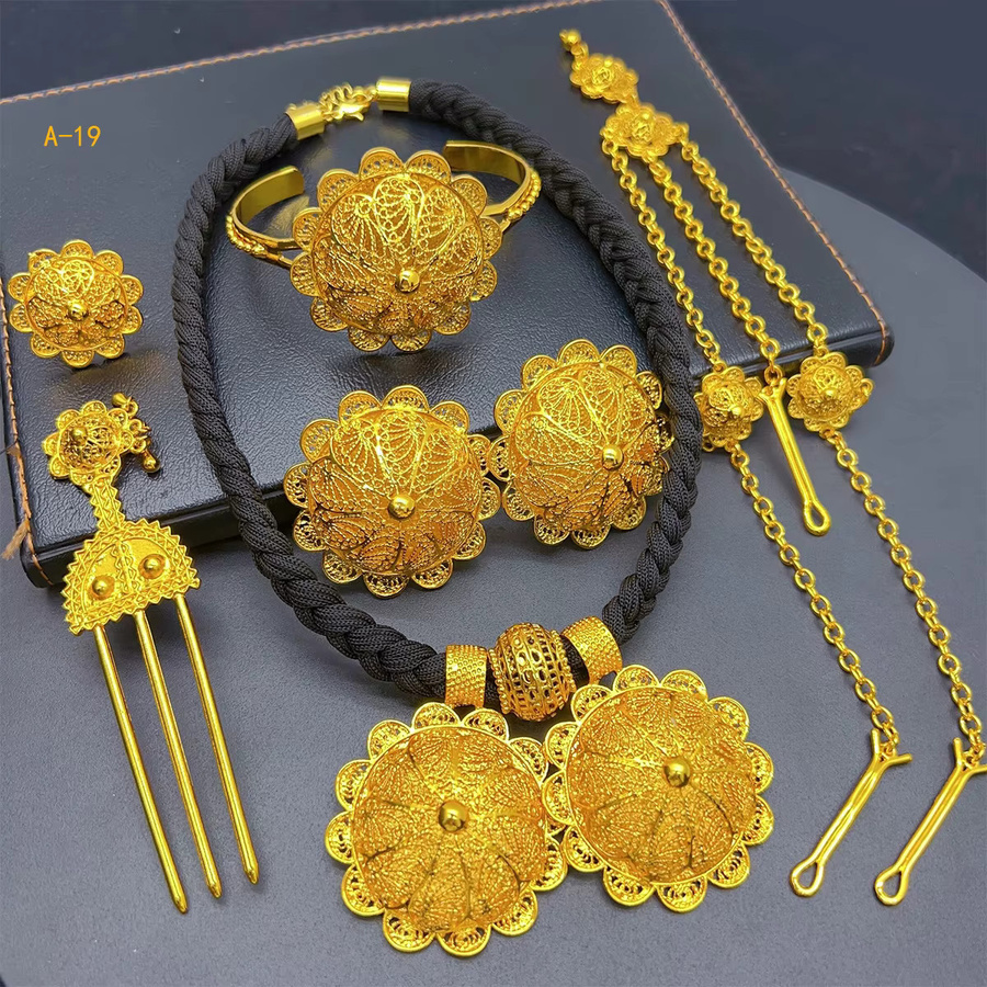 ANIID Schmuck-Set, vergoldet, Damen - Bild 2