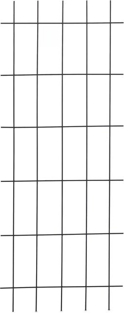 Freistehendes Rankgitter aus Stahl von Relaxdays in Schwarz, Höhe: 150 cm, Breite: 60 cm, Tiefe: 1 cm - Bild 1