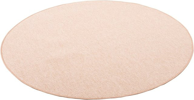 Snapstyle Feinschlingen Velour Teppich Strong Sand, Durchmesser: 200 cm, Farbe: Sand - Bild 1