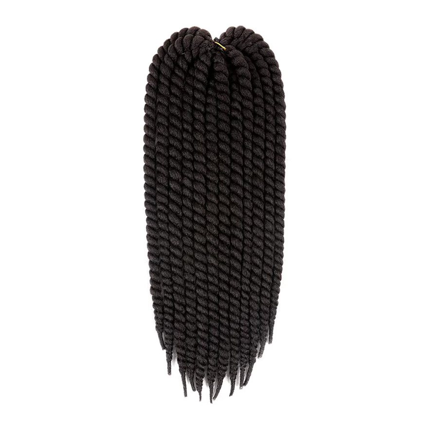 SHES BEAUTY Senegalese Twist Hair Jumbo Twist Braids Ombre, 22 Zoll, 120 g - Bild 1